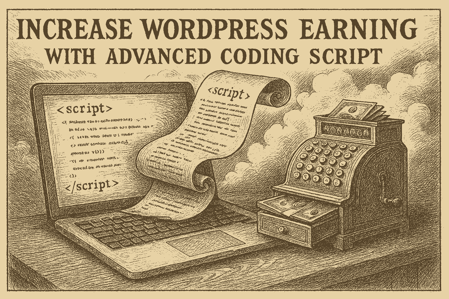 Increase WordPress Earning with Advanced Coding Script